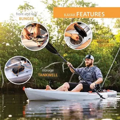Lifetime Tamarack Pro 103 Sit-On-Top Kayak (Paddle Included)