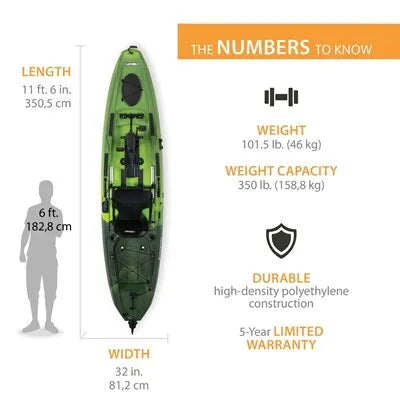 Lifetime Renegade 138 Pedal Drive Kayak