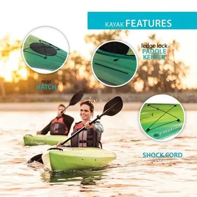 Lifetime Emotion Tide 103 Sit-Inside Kayak (Paddle Included)