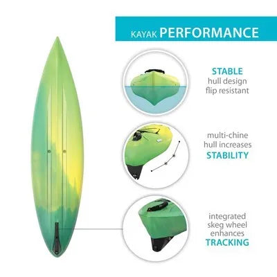 Lifetime Emotion Tide 103 Sit-Inside Kayak (Paddle Included)