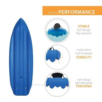 Lifetime Lotus 80 Sit-On-Top Kayak (Paddle Included)