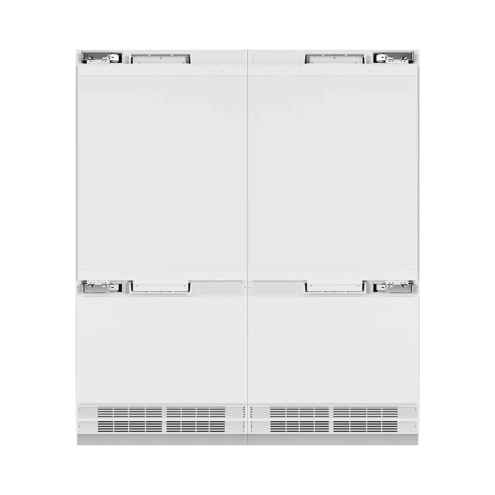 ZLINE 72" Panel Ready Built-In Bottom Freezer Refrigerator,Water Dispenser, Ice Maker, RBIT-72