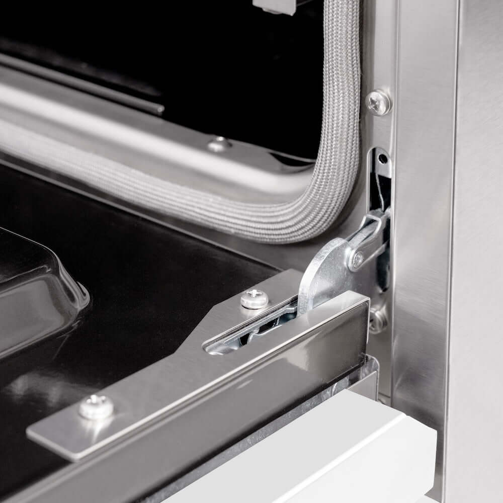 ZLINE 30"Classic Gas Range, Convection Gas Oven, Stainless Steel, White Matte Door CGR-WM-30
