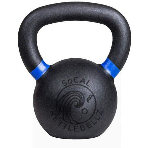 12 kg (26 lb) Powder-Coated Cast-Iron Kettlebell – Black | SoCal Kettlebellz