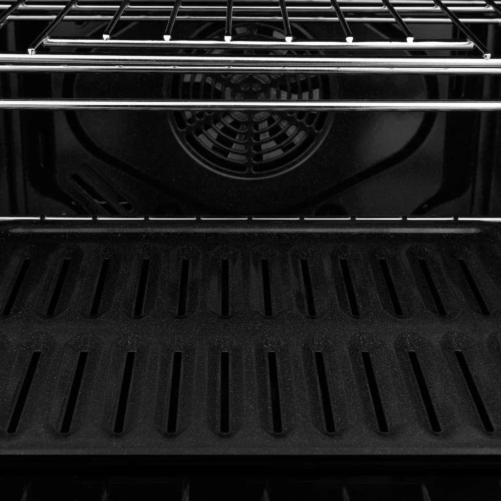 ZLINE 30"Professional True Convection Double Wall Oven, Air Fry, Self Clean Black Stainless Steel, Champagne Bronze WADBZ-30-CB