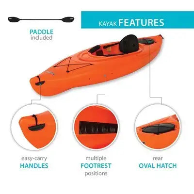Lifetime Lancer 100 Sit-In Kayak (Paddle Included)