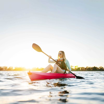 Lifetime Lotus 80 Sit-On-Top Kayak (Paddle Included)