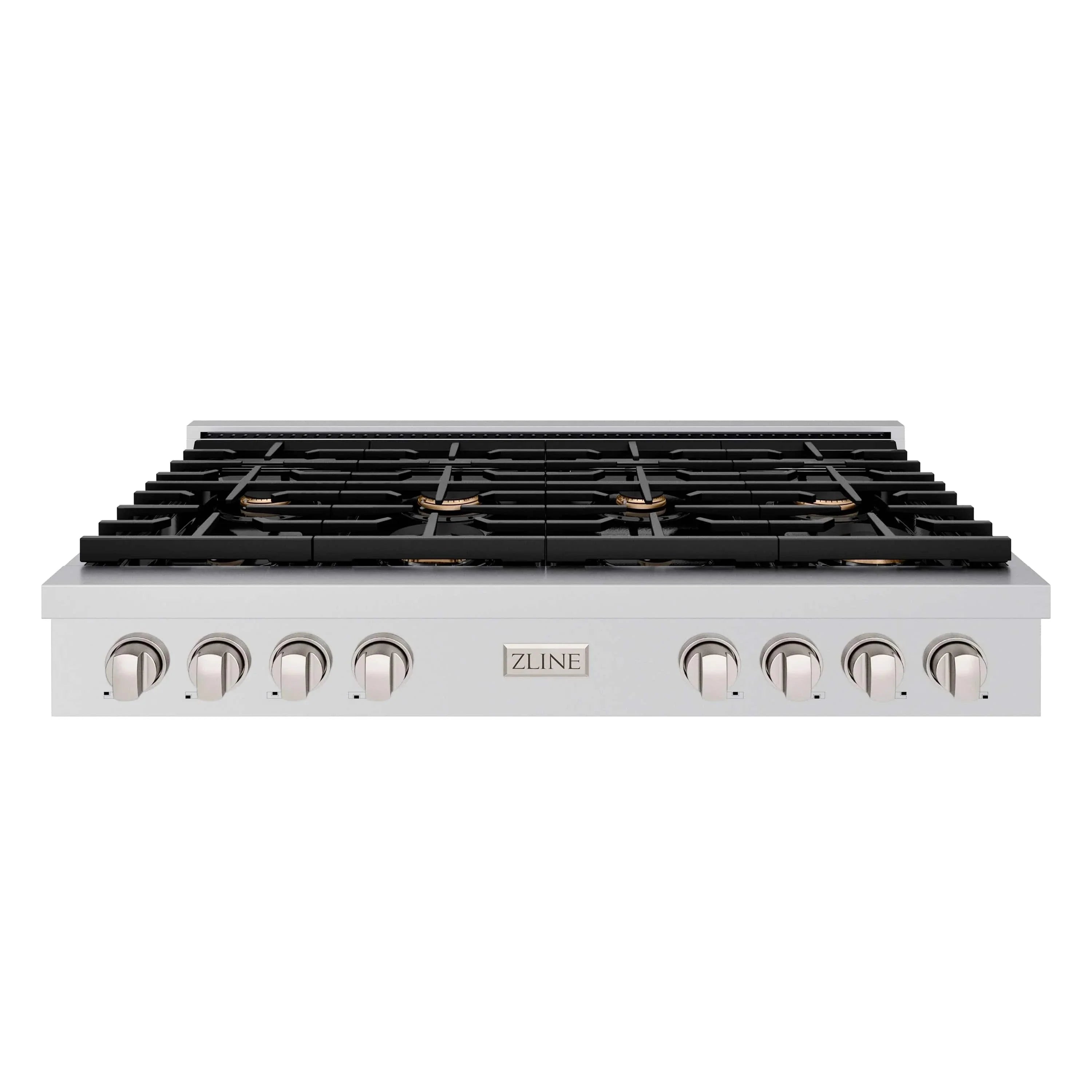 ZLINE 48" Paramount Gas Rangetop Stainless Steel Brass Burners SRT-BR-48