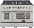 Kucht KX Series 48" Freestanding Dual Fuel Range Liquid Propane KXP48-SS/LP