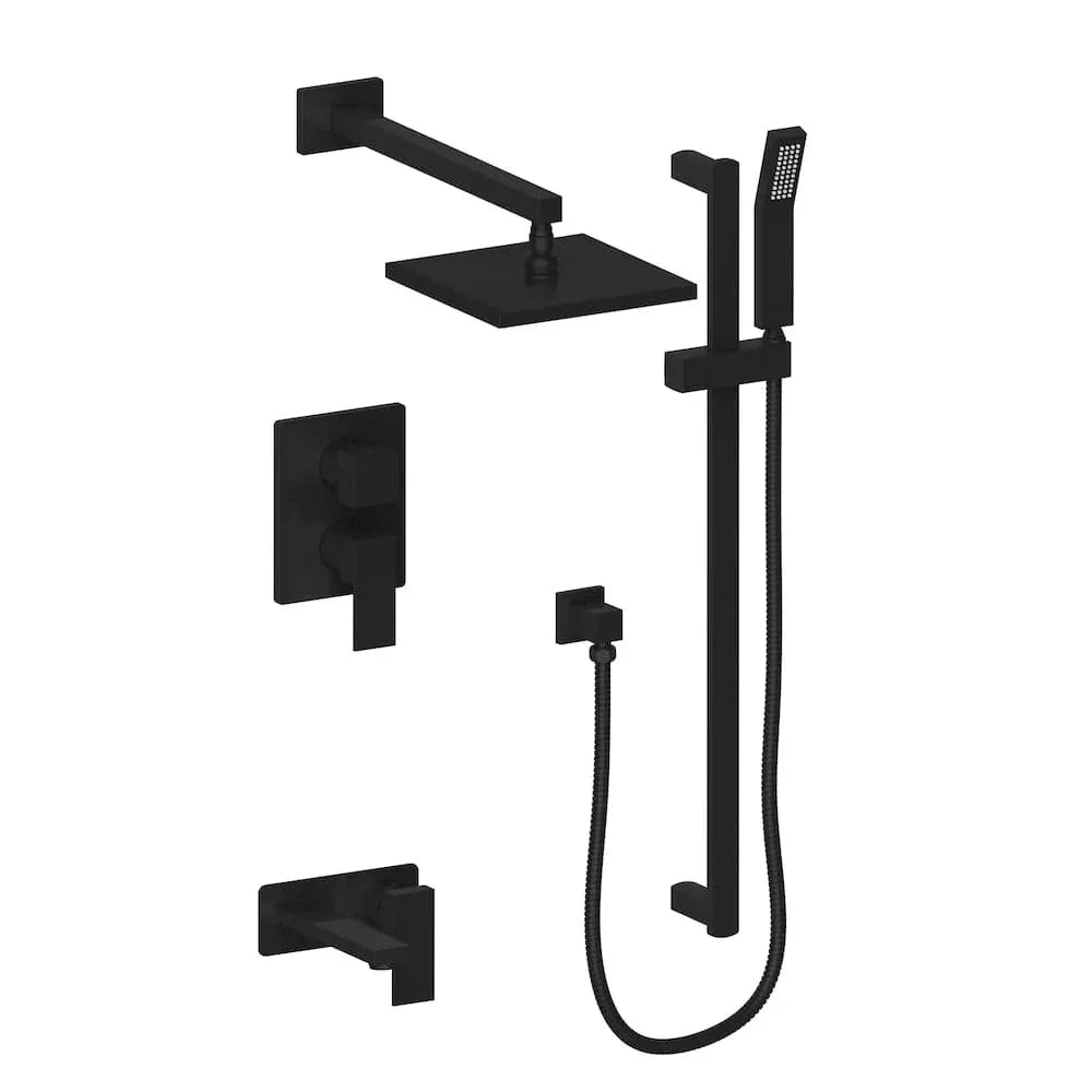 ZLINE Bliss Shower System Oversized Shower Head, BLS-SHS12-MB