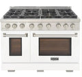 Kucht 48" Freestanding Professional Gas Range Liquid Propane KFX4800X/LP-W
