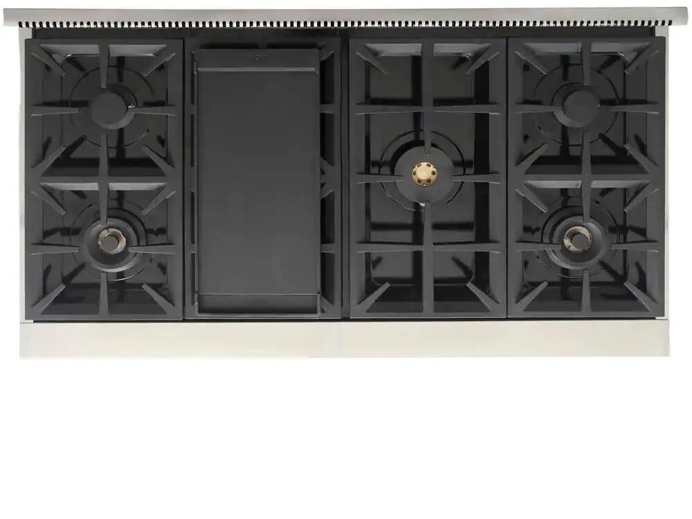 Kucht 48" Stainless Propane Cooktop, KFX489T/LP-S