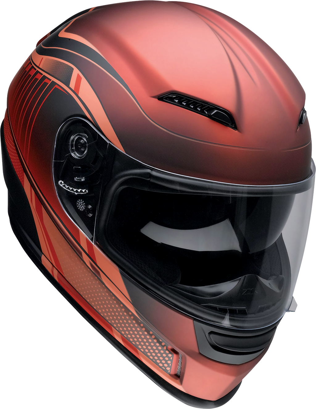 Z1R, Z1R Jackal Helmet Dark Matter Red Medium 0101-14850 - Advanced Aerodynamic Motorcycle Helmet with Sun Visor and Ventilation