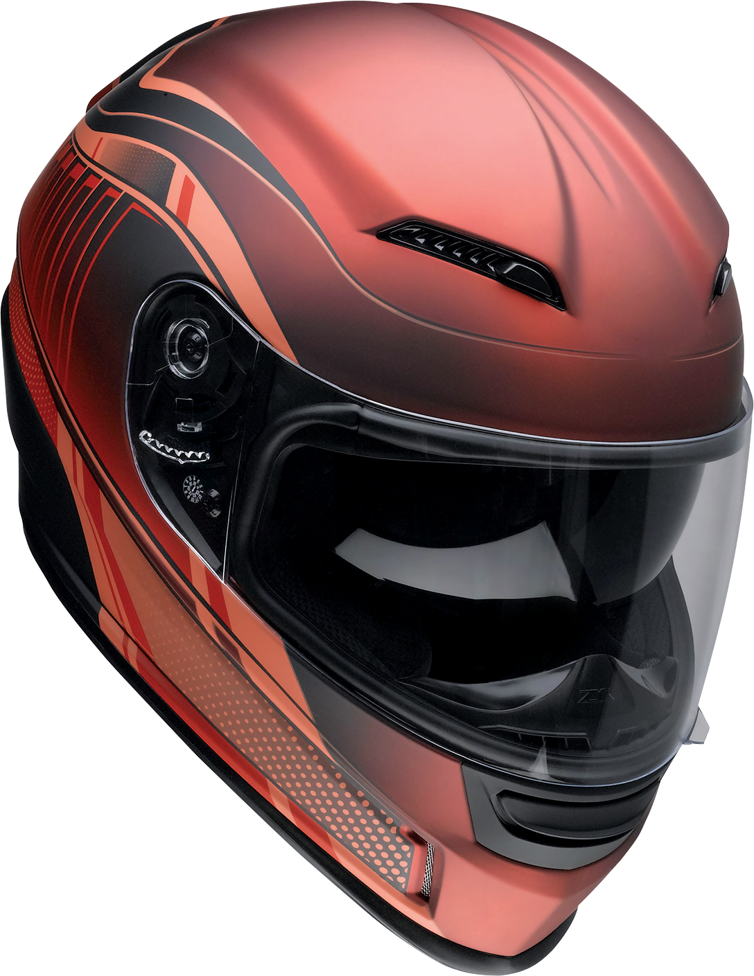 Z1R, Z1R Jackal Helmet Dark Matter Red Medium 0101-14850 - Advanced Aerodynamic Motorcycle Helmet with Sun Visor and Ventilation