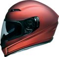 Z1R, Z1R Jackal Helmet Satin Red Large 0101-14824 - Advanced Motorcycle Helmet with Drop-Down Sun Visor and Integrated Speaker Pockets