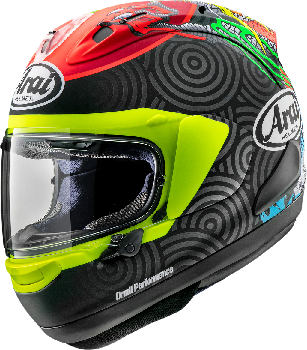 ARAI HELMETS, ARAI HELMETS Corsair-X Tatsuki Frost 2XL Motorcycle Helmet - Advanced Ventilation & Safety Features