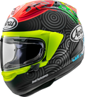 ARAI HELMETS, ARAI HELMETS Corsair-X Tatsuki Frost 2XL Motorcycle Helmet - Advanced Ventilation & Safety Features
