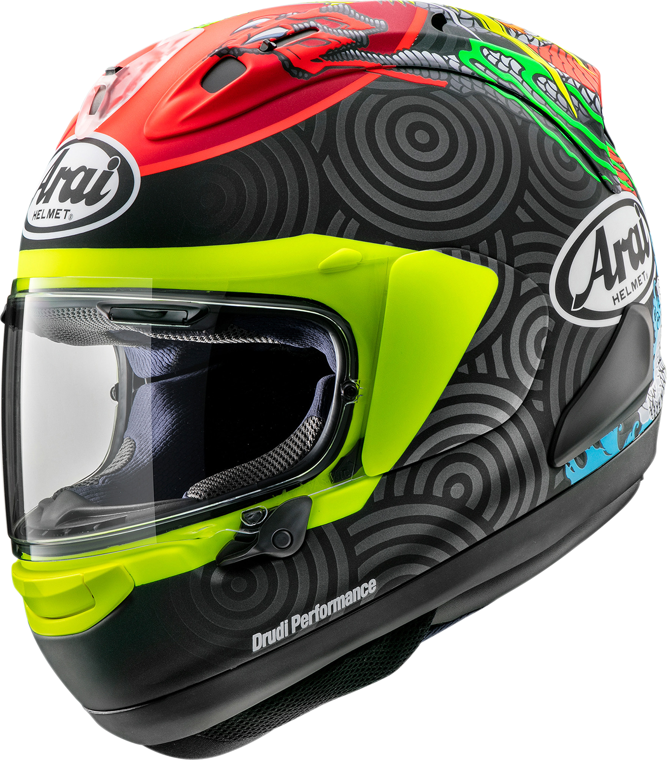 ARAI HELMETS, ARAI HELMETS Corsair-X Tatsuki Frost 2XL Motorcycle Helmet - Advanced Ventilation & Safety Features