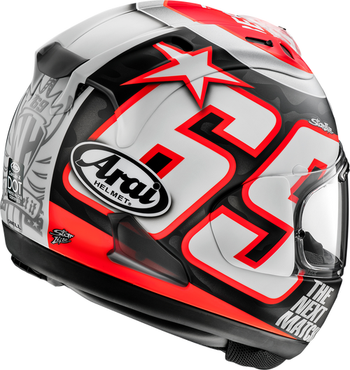 ARAI HELMETS, ARAI Helmets Corsair-X Nicky Reset Frost Helmet XL - Advanced Motorcycle Safety and Comfort