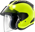 ARAI HELMETS, Arai Helmets Ram-X Large Fluorescent Yellow Motorcycle Helmet with VAS-Z Shield System