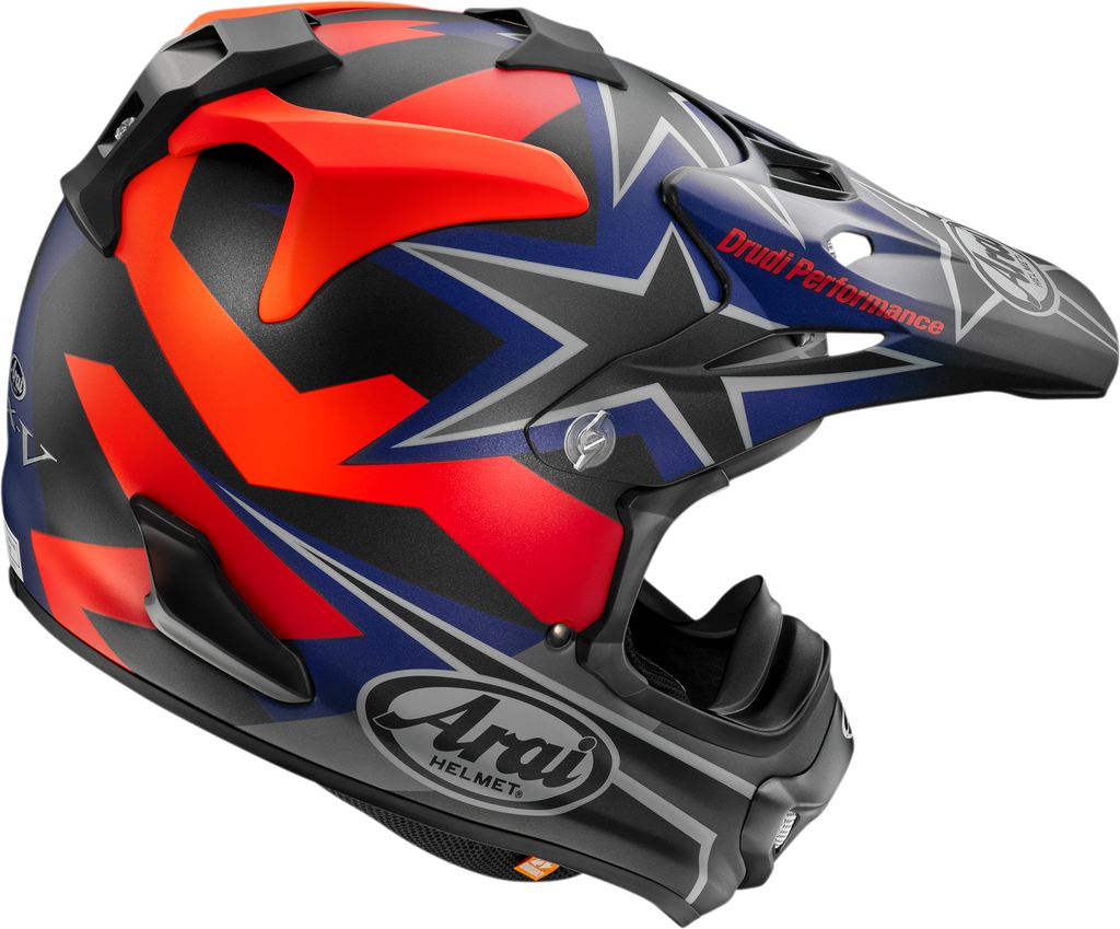 ARAI HELMETS, Arai Helmets VX-Pro4 Stars & Stripes Black Frost Medium – Advanced Off-Road Motorcycle Helmet