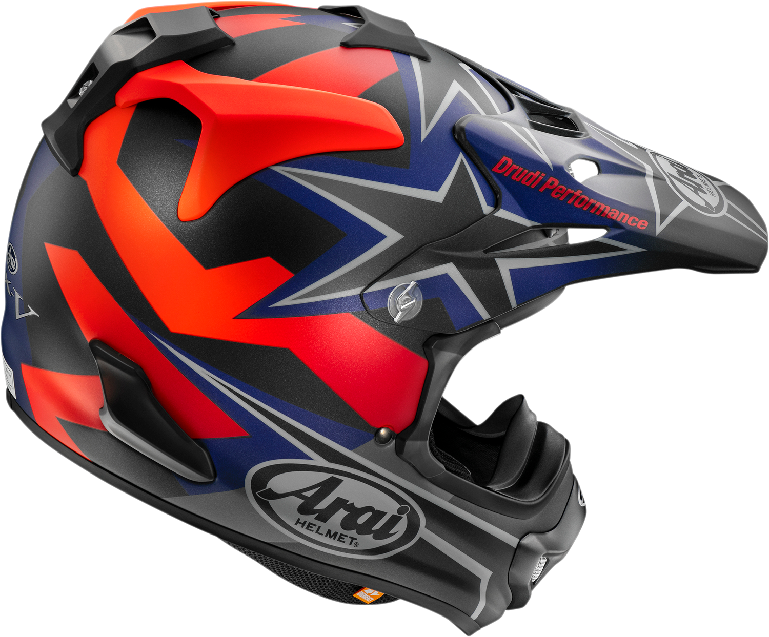 ARAI HELMETS, Arai Helmets VX-Pro4 Stars & Stripes Black Frost Medium – Advanced Off-Road Motorcycle Helmet