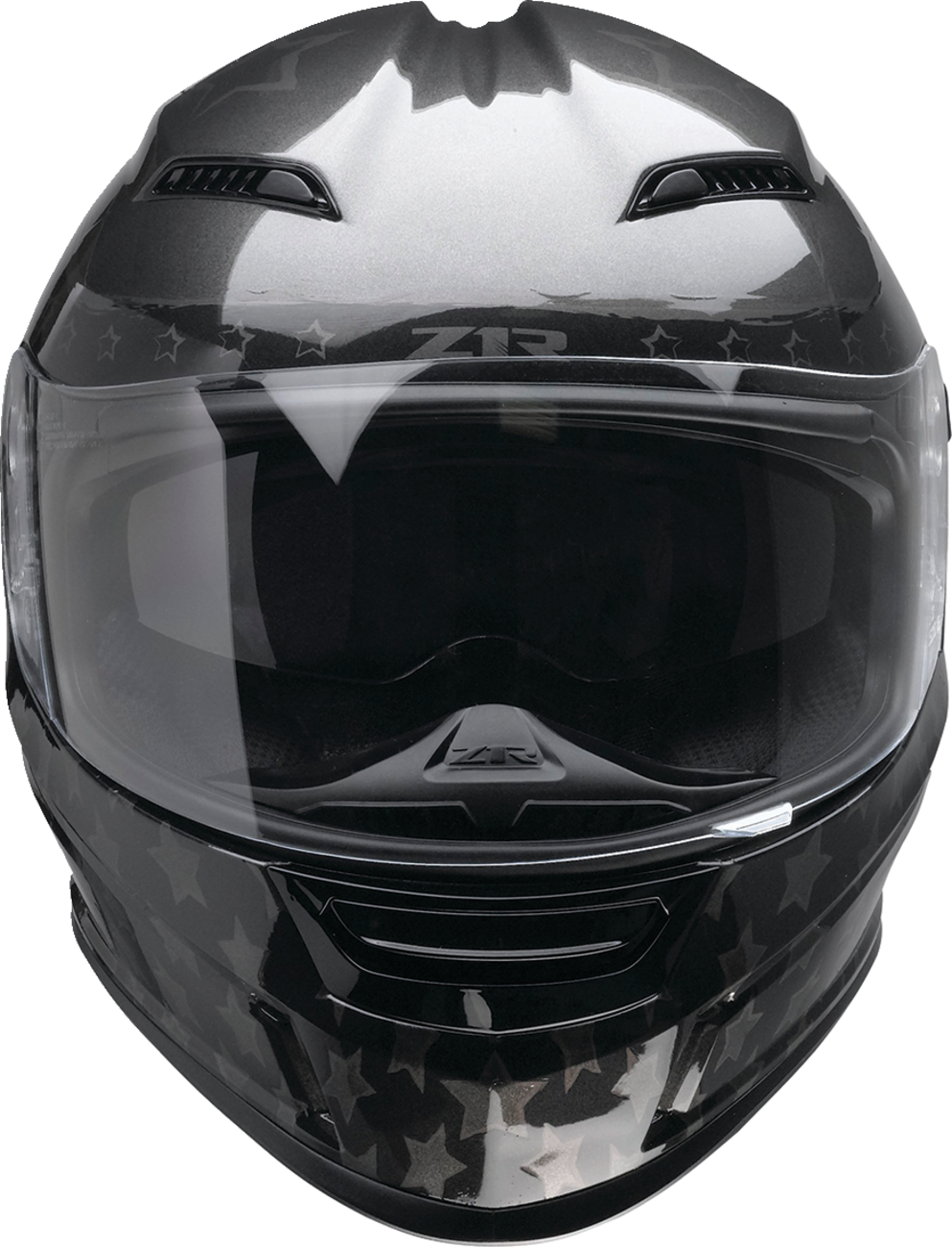 Z1R, Z1R Jackal Helmet Patriot Stealth XL by Z1R – Aerodynamic Motorcycle Helmet with Anti-Fog Shield and Drop-Down Sun Visor