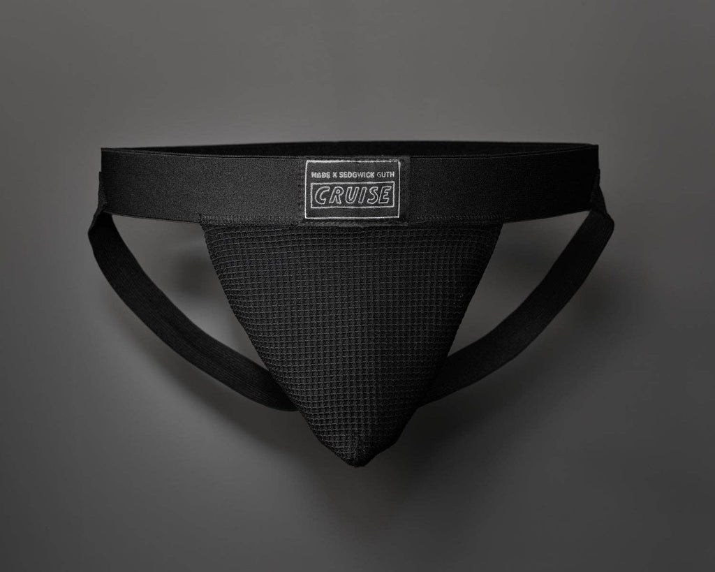 Cruise Classic Black Jockstrap (1.5" Waistband)