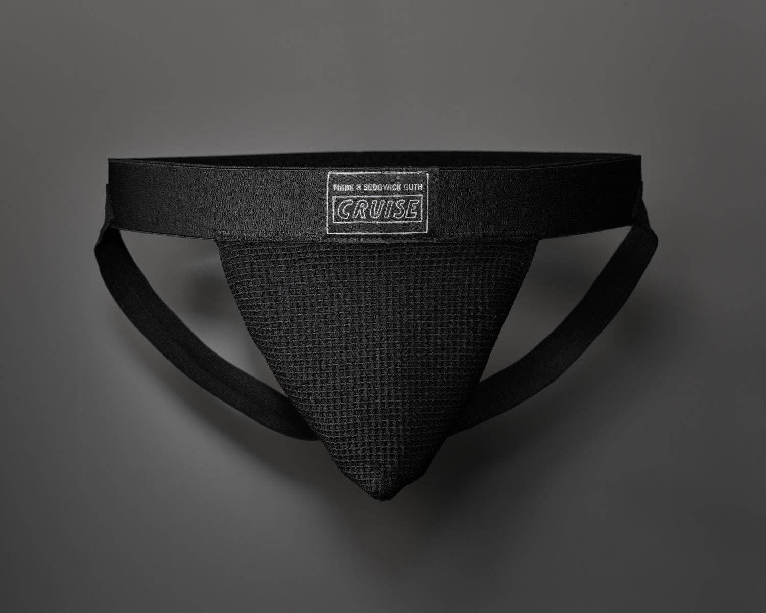Cruise Classic Black Jockstrap (1.5" Waistband)