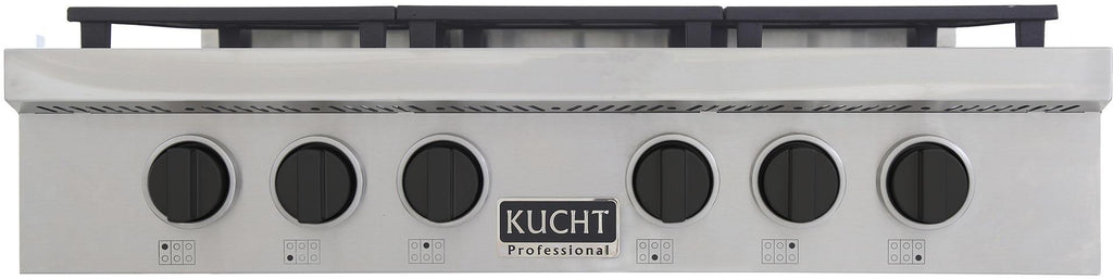 Kucht 36" Stainless Propane Cooktop-KFX369T/LP-K