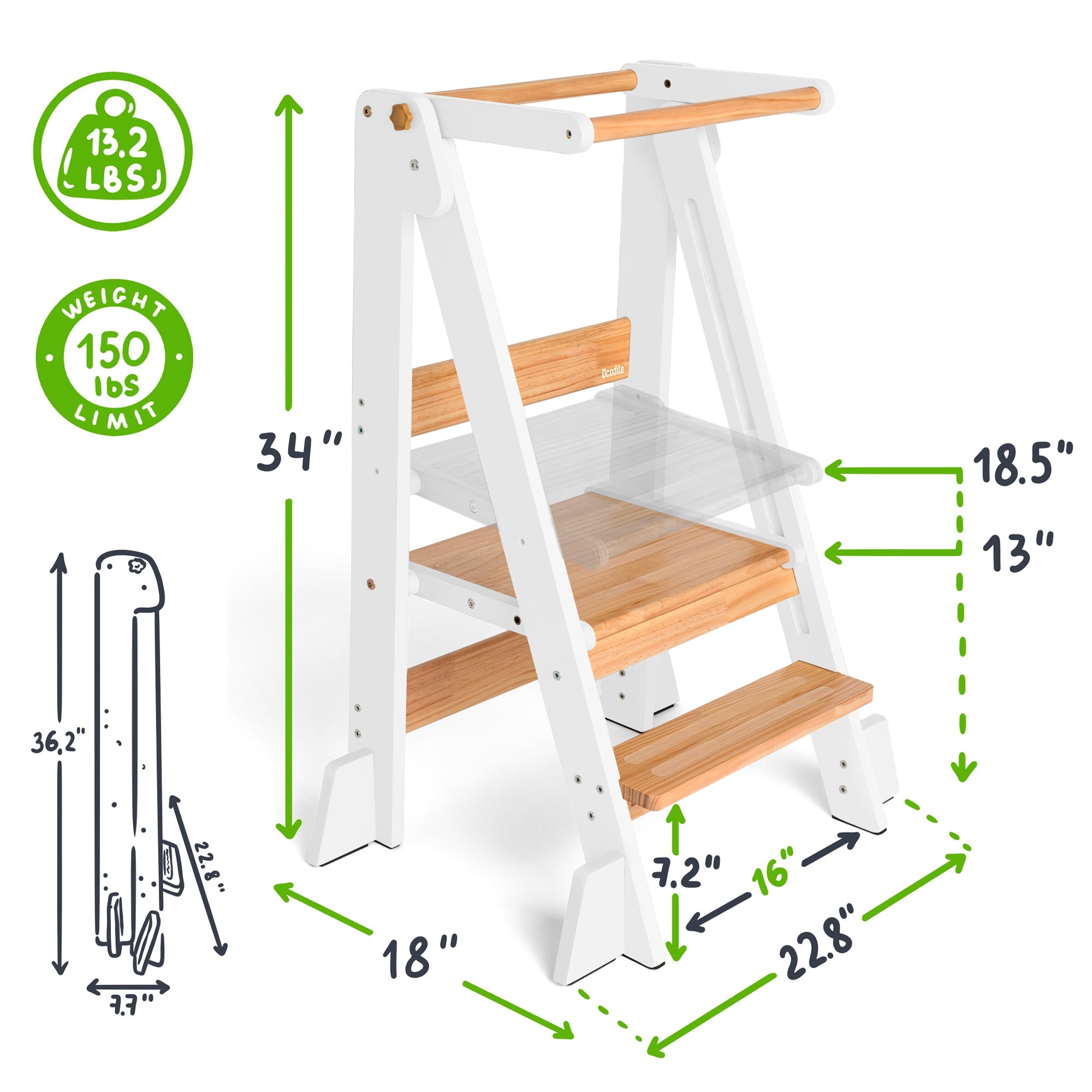 Foldable Kitchen Tower