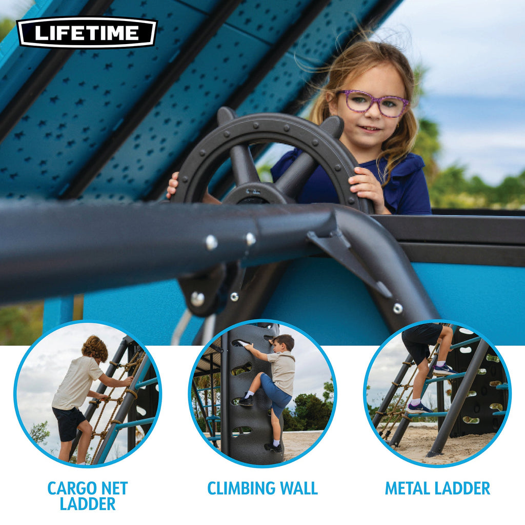 Lifetime Big Stuff Adventure Swing Set with Spider Swing