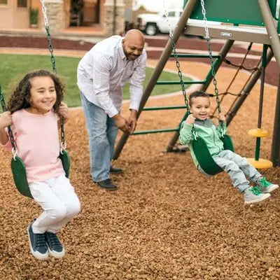 Lifetime Big Stuff ® Two-Slide Swing Set