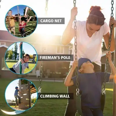 Lifetime Big Stuff Deluxe Swing Set