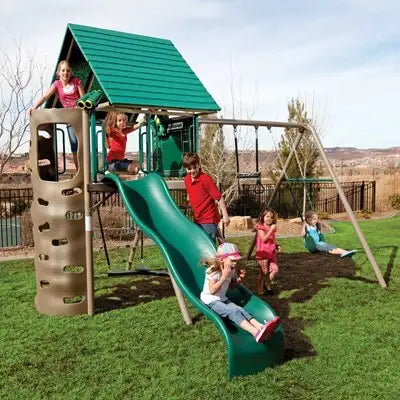 Lifetime Big Stuff ® Swing Set with Bucket Swing and Children's Picnic Table