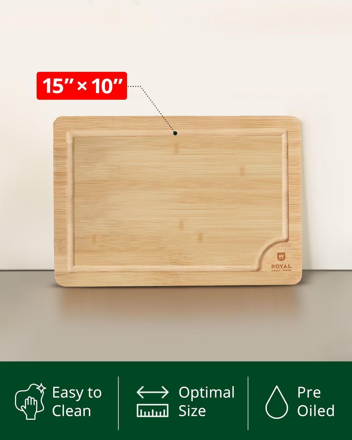 Cutting Board L, 15”x10”