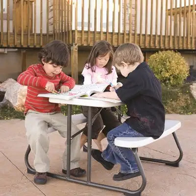 Lifetime Big Stuff ® Swing Set with Bucket Swing and Children's Picnic Table