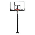 Lifetime Crank Adjust Bolt Down Basketball Hoop (54-Inch Tempered Glass)