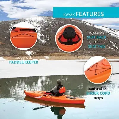 Lifetime Lancer 100 Sit-In Kayak (Paddle Included)