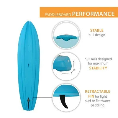 Lifetime Amped 110 Stand-Up Paddleboard (Paddle Included)