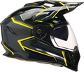 Z1R, Z1R Range 2.0 Helmet Voyager Gray/Hi-Viz Medium – Versatile Dual-Sport Motorcycle Helmet