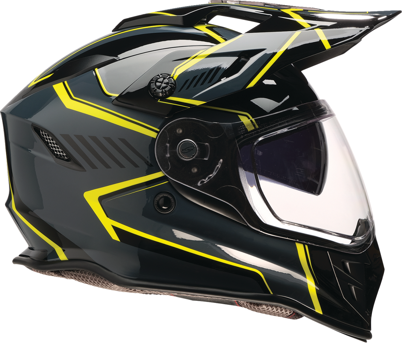 Z1R, Z1R Range 2.0 Helmet Voyager Gray/Hi-Viz Medium – Versatile Dual-Sport Motorcycle Helmet