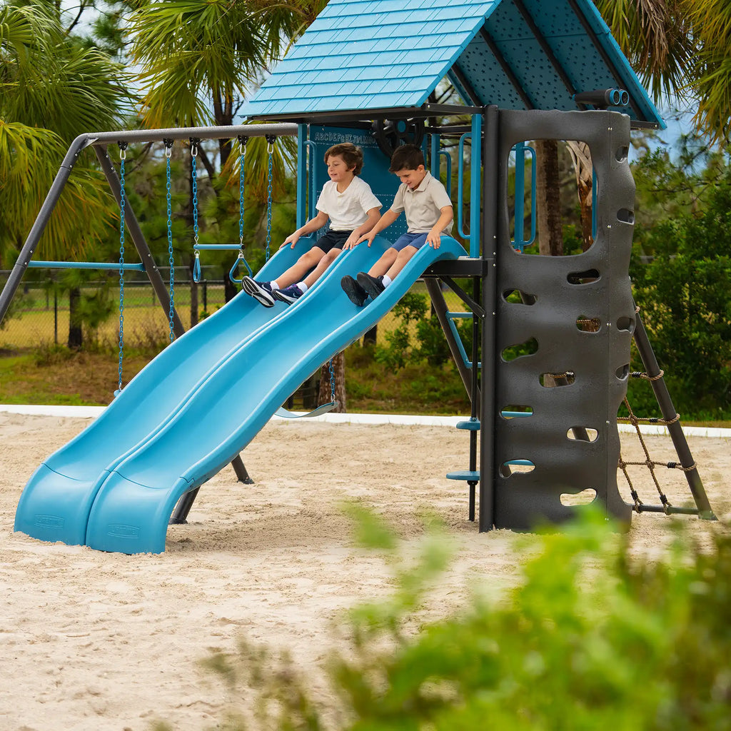 Lifetime Big Stuff Adventure Swing Set with Spider Swing
