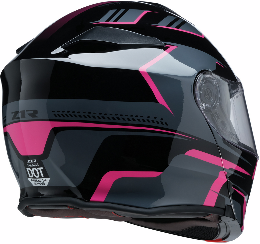 Z1R, Z1R Solaris 2.0 Modular Helmet Slater Pink 3XL - Versatile and Comfortable Motorcycle Helmet