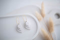 Clay Earrings | Stacked Hoops | All Things Neutral Collection