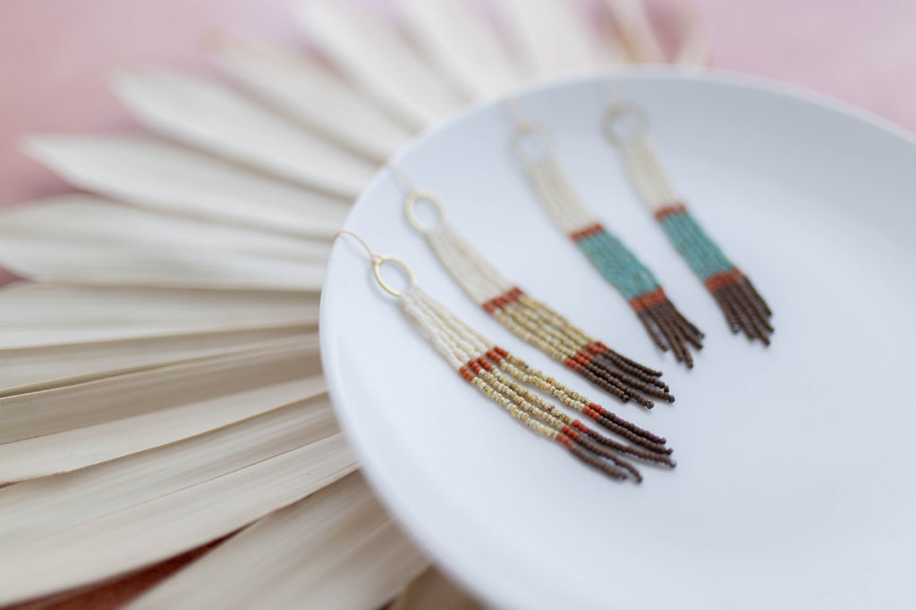 Beaded Earrings | Sonoran Dusters | Desert Collection