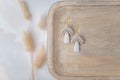 Clay Earrings | Mushroom Hoops | All Things Fall Collection