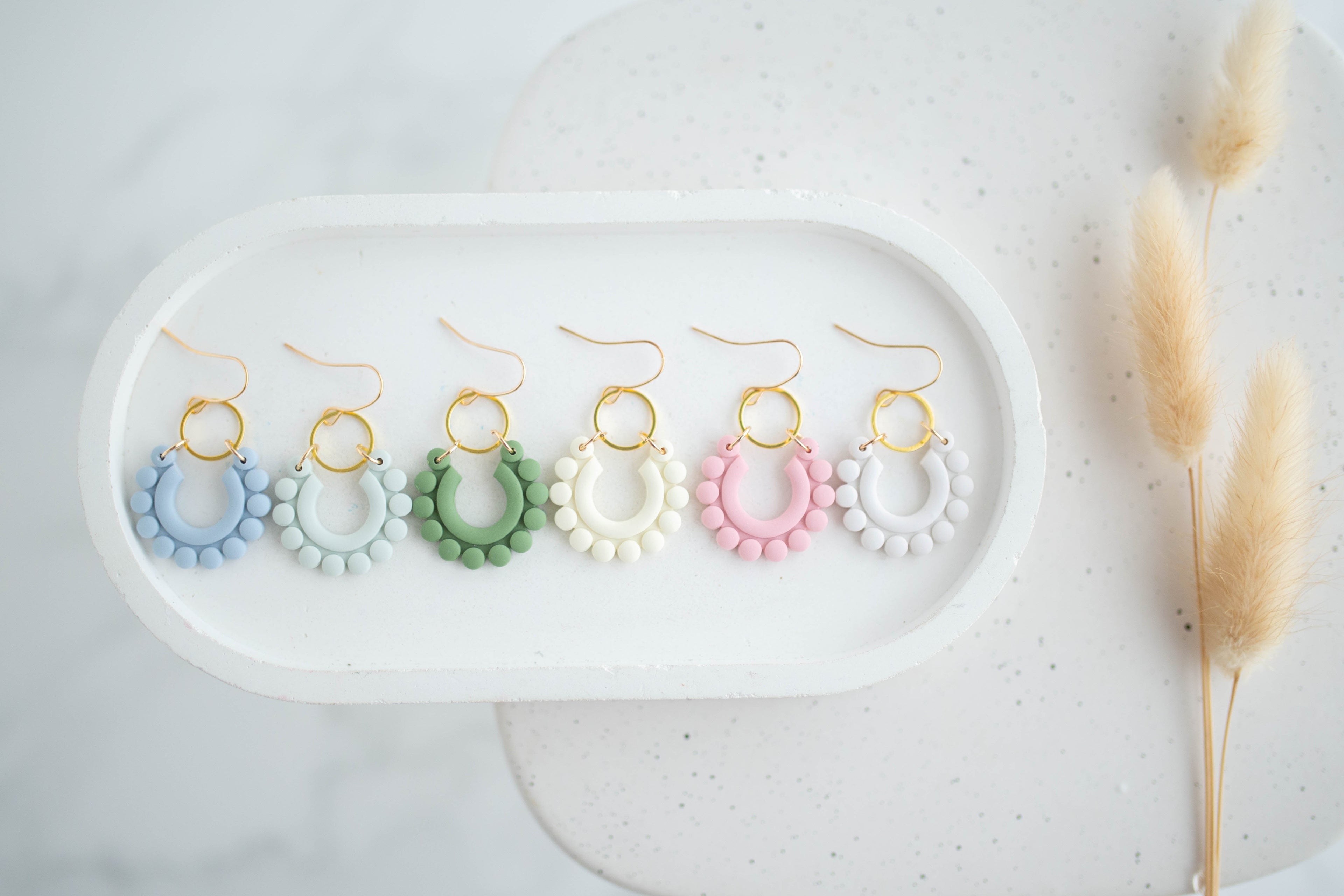 Clay Earrings | Happy Dangles | Happy Collection