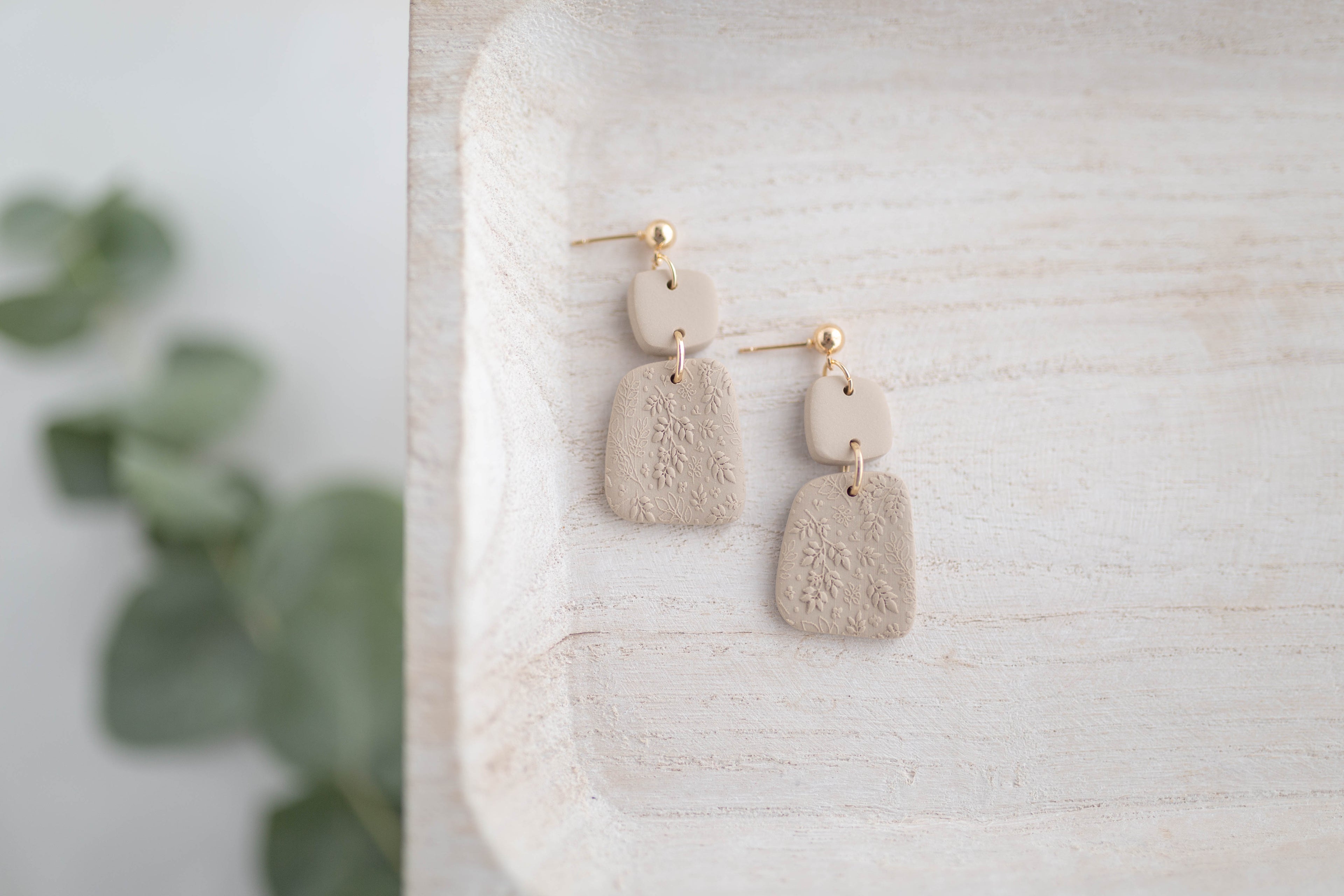 Clay earring | Flower Garden Dangles | Garden Collection