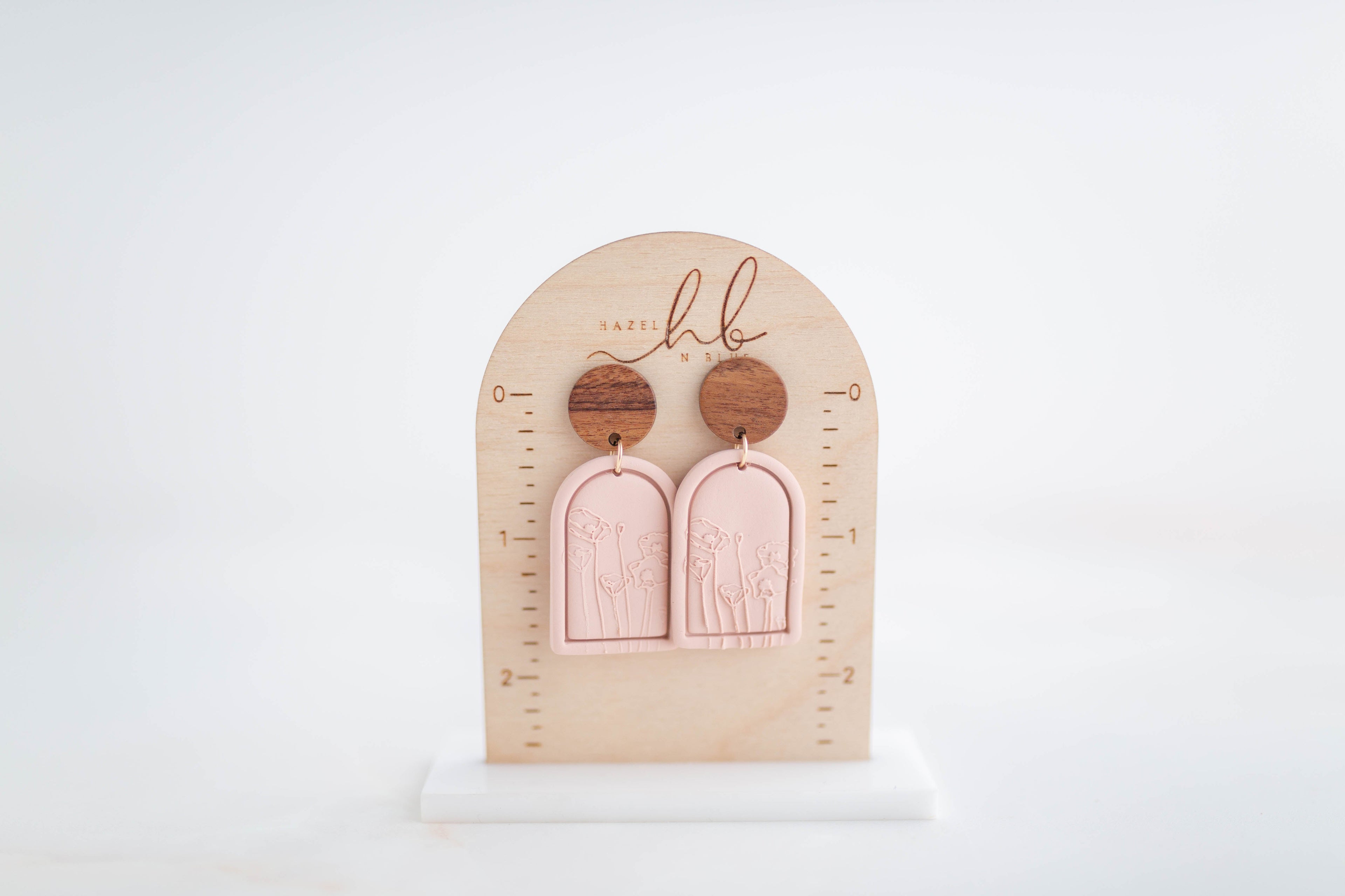 Clay earring | Poppy Garden Dangles | Garden Collection
